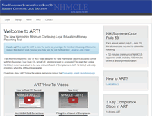 Tablet Screenshot of nhmcle.org